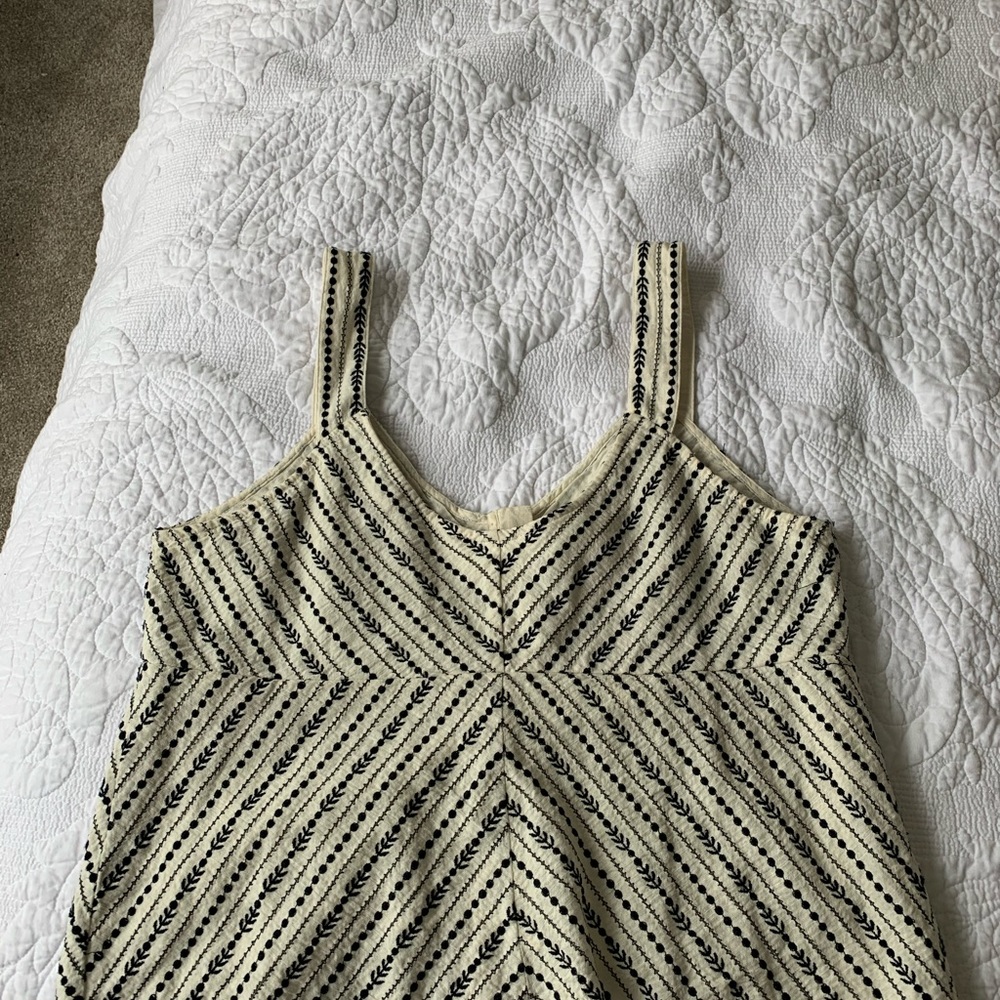 Summer lined Anthropologie embroidered top